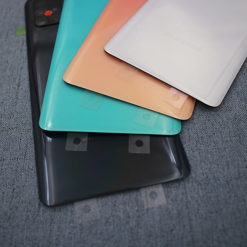 Оригинальная стеклянная задняя крышка батарейного отсека Samsung Galaxy A31 A51 корпус