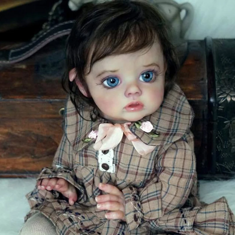 

Bebe Reborn Kit Reborn Baby Vinyl Kit 12 Inches Flo Mini Elf Lifelike Unpainted Unfinished Parts Blank Kit DIY Reborn Doll Kit