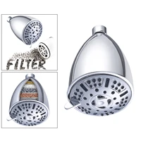 filtered shower head high output showerhead water filtration showerheads for dry skin hair