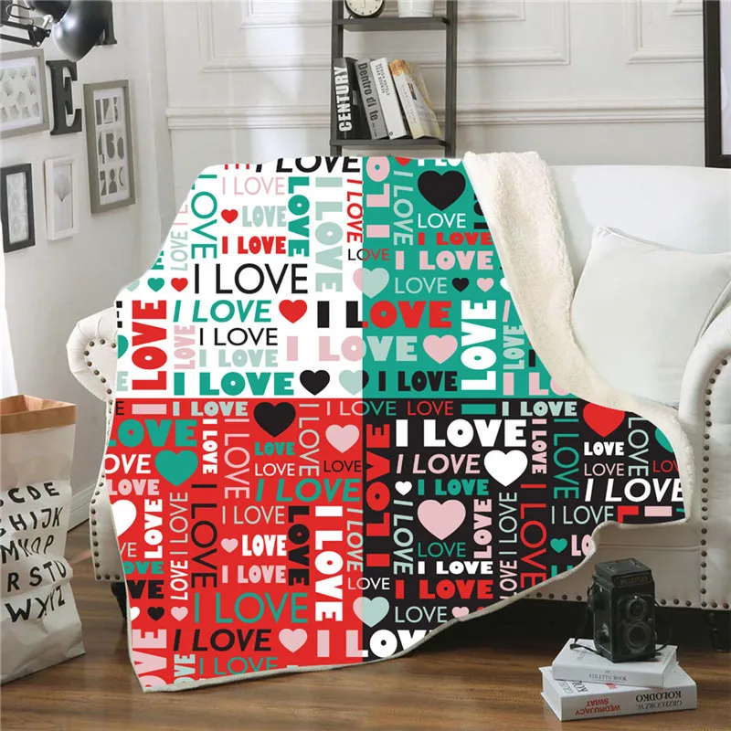 Одеяло с буквенным принтом на кровать мягкое Фланелевое Флисовое одеяло теплое