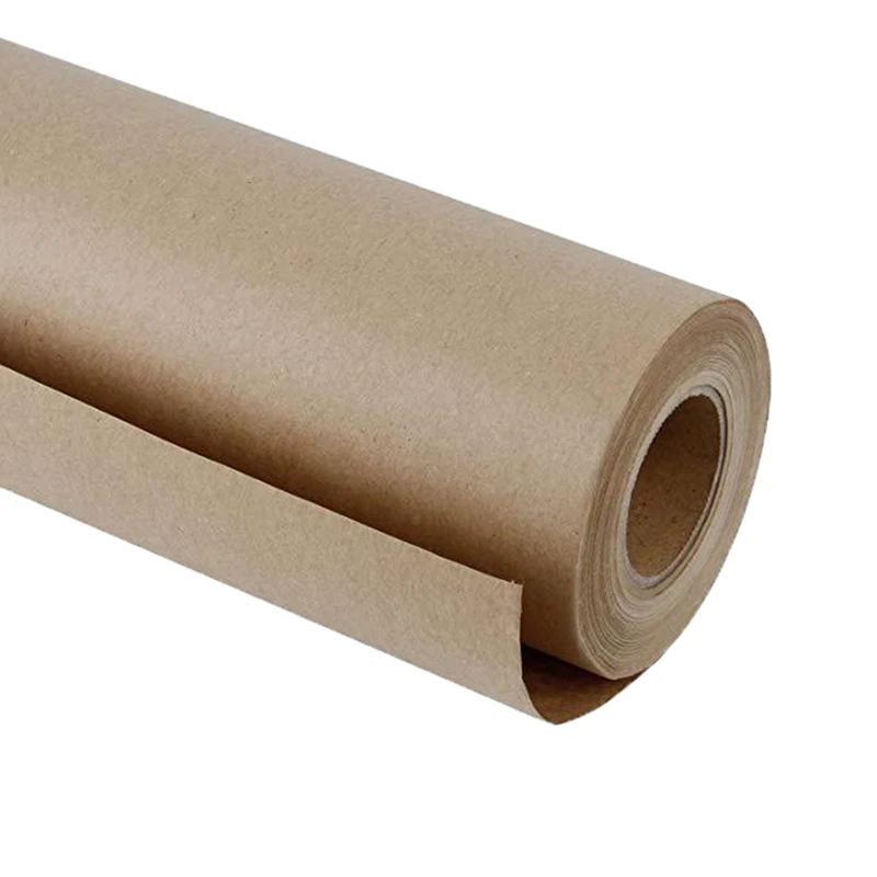 

30 Meters Brown Kraft Wrapping Paper Roll For Wedding Birthday Party Gift Wrapping Parcel Packing Art Craft 30Cm