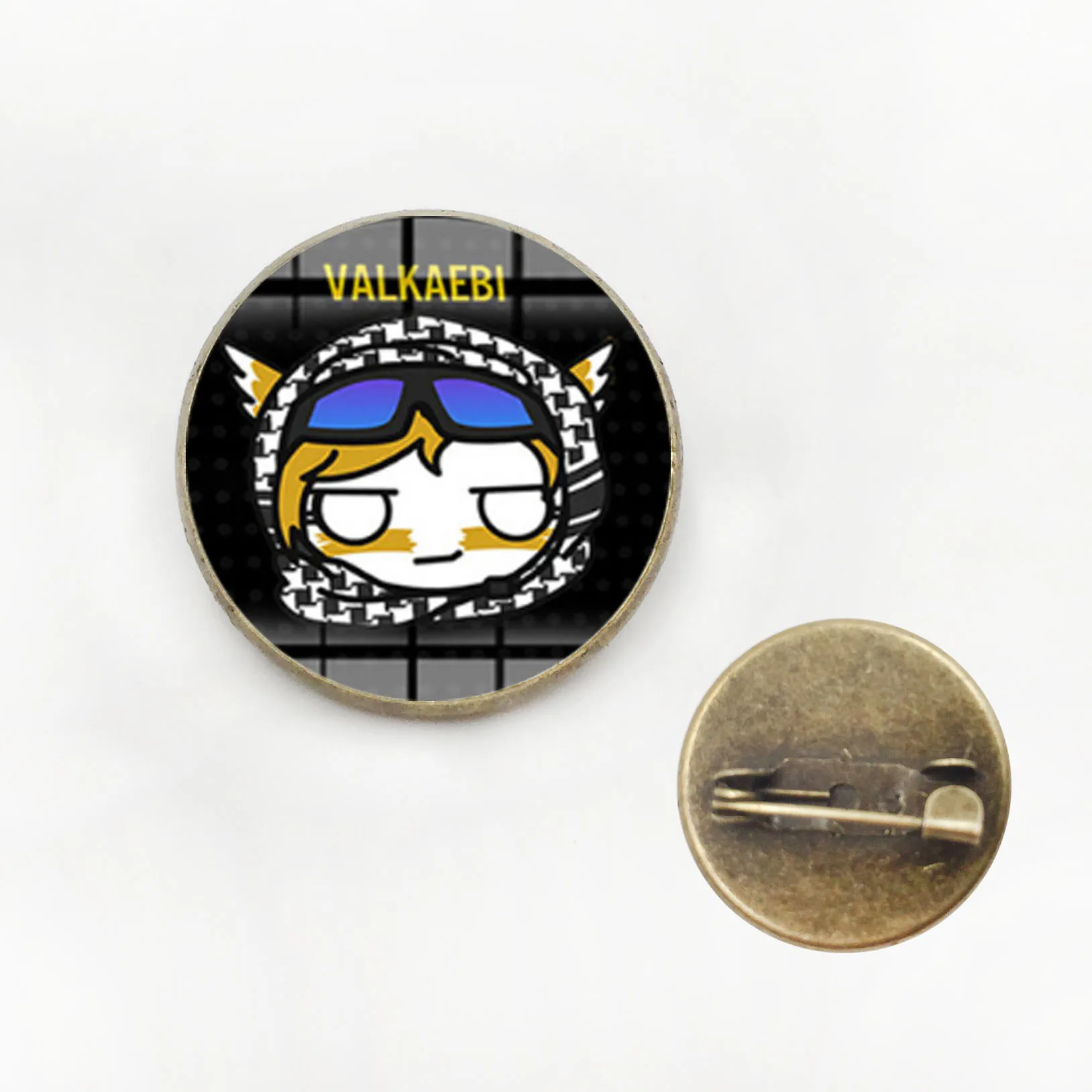 Модные металлические броши в форме радуги Шесть сидений дизайн мультяшной