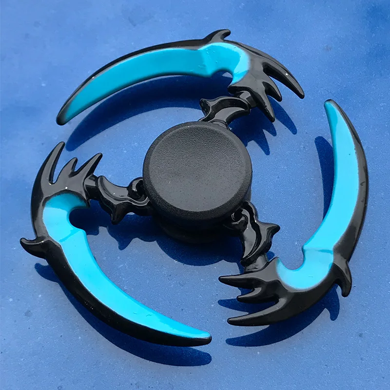 Спиннер для взрослых и детей игрушка из цинкового сплава с логотипом аниме