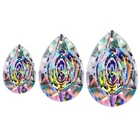 H  D Красочные Висячие кристаллы Призма солнцезащитный Ловец для украшения окон Запчасти для люстры DIY украшения дома свадьбы аксессуары подарок