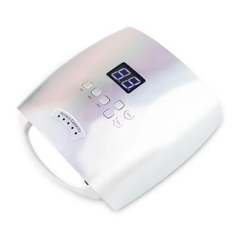 Pro беспроводные УФ светодиодный светильник для ногтей 54 Вт сушилка лампа машина