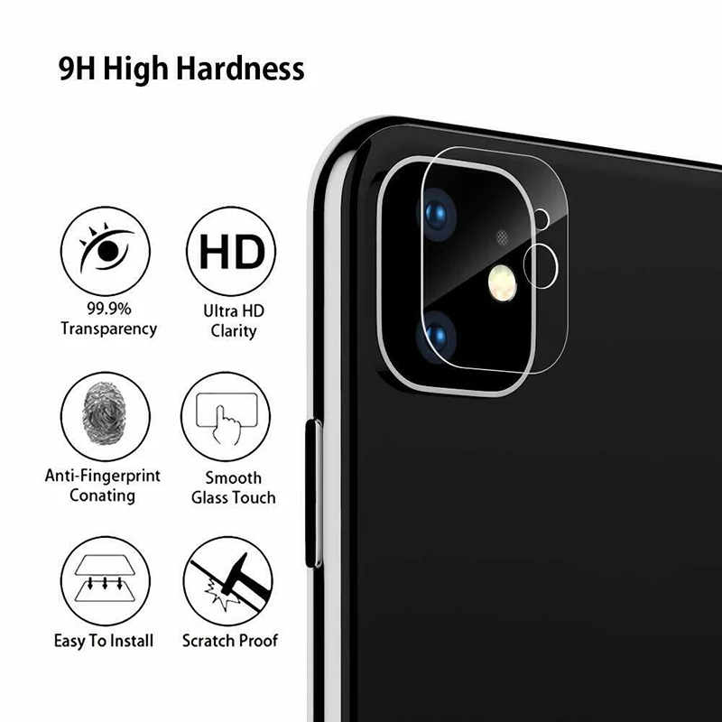 2 шт задняя камера объектив Защита экрана Закаленное стекло пленка для смартфона