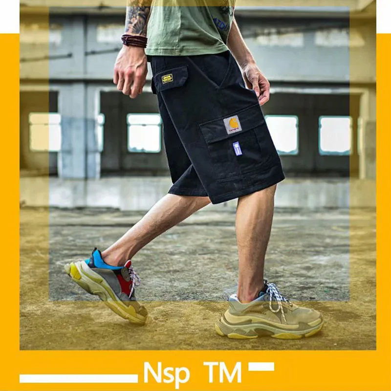 

Summer Men's Casual Shorts, Loose Plus Size Pants, Men's Beach Shorts 2021 New Brand Clothing Sports Pants