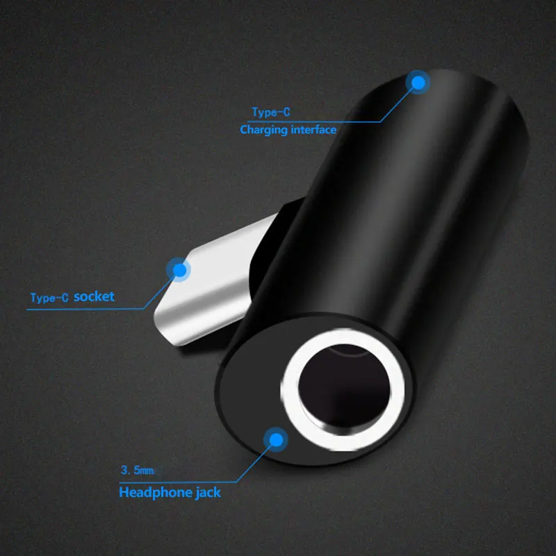 2019 usb type C до 3 5 мм разъем для наушников адаптер зарядки USB-C преобразования Xiaomi mi 8