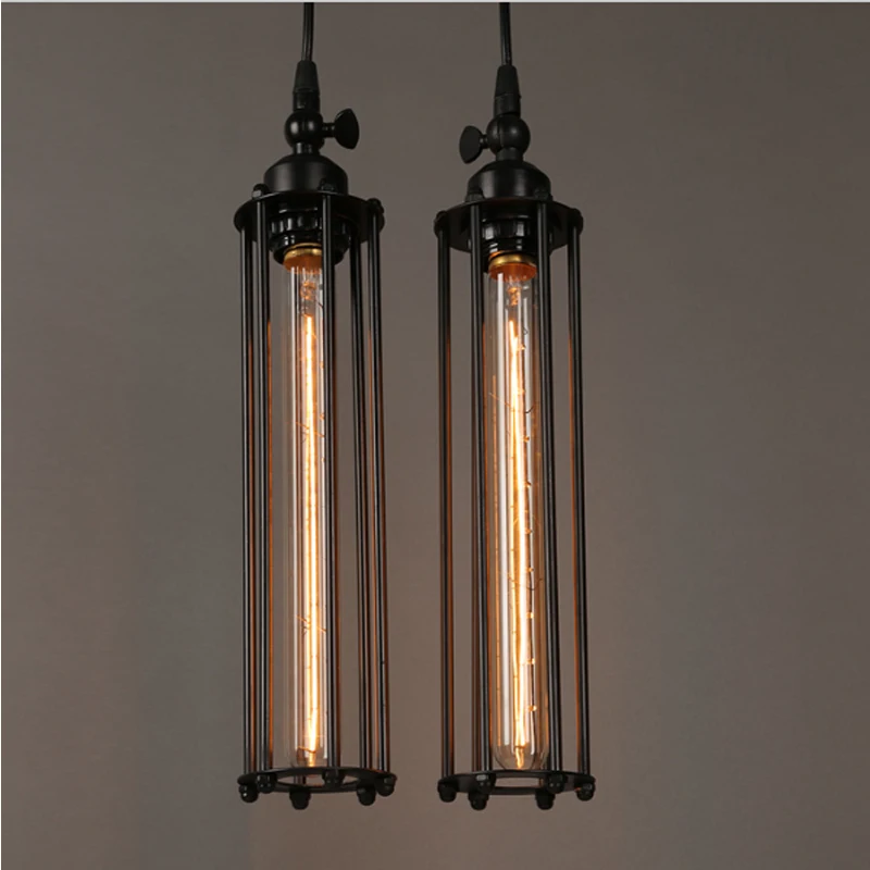 Винтажный Ретро подвесной светильник в стиле кантри стимпанк индастриал