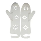 Y1QB 2 шт. деревянные рукавицы блокирующие мужские женские мужские перчатки вязание формы сделай сам Ручная работа Вязание перчатки Женская семья