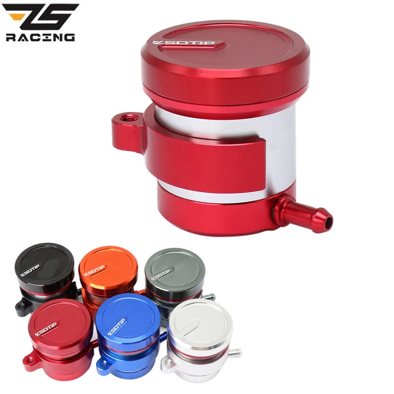 Универсальный алюминиевый мотоциклетный тормозной жидкости ZS Racing CNC резервуар
