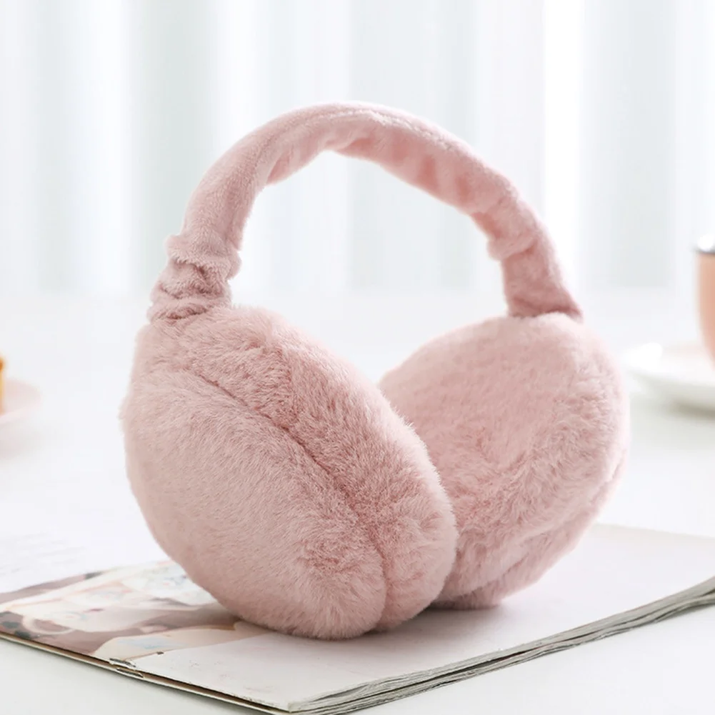 

Earmuffs Winter Ear Warmer Soft Plush Ear Cover Fur Warm Foldable Headphones Winter Accessories for Women and Men Ear Mask