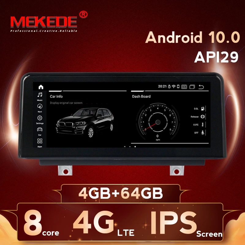 MEKEDE 4 + 64G Android 10 автомобильный dvd-плеер для BMW F30/F31/F34/F20/F21/F32/F33/F36 оригинальный NBT