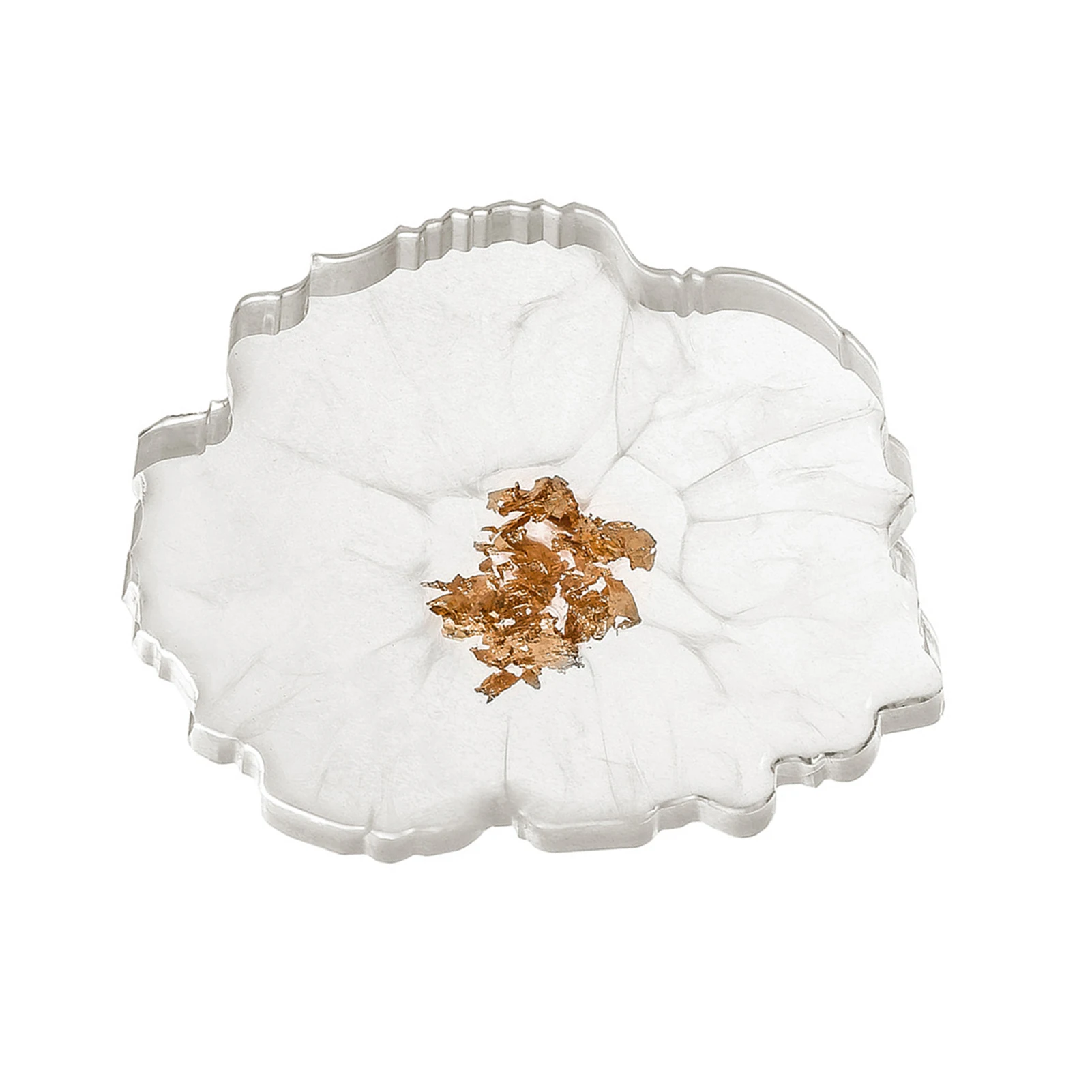 Термостойкая Подставка под стаканы портативное украшение для стола с золотыми