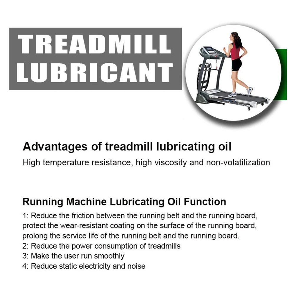 

1Pcs Treadmill Lubricant Treadmill Maintenance Oil Silicone Oil 60ML Gym Accessories Mechanical Maintenance Tool Lubricating Oil
