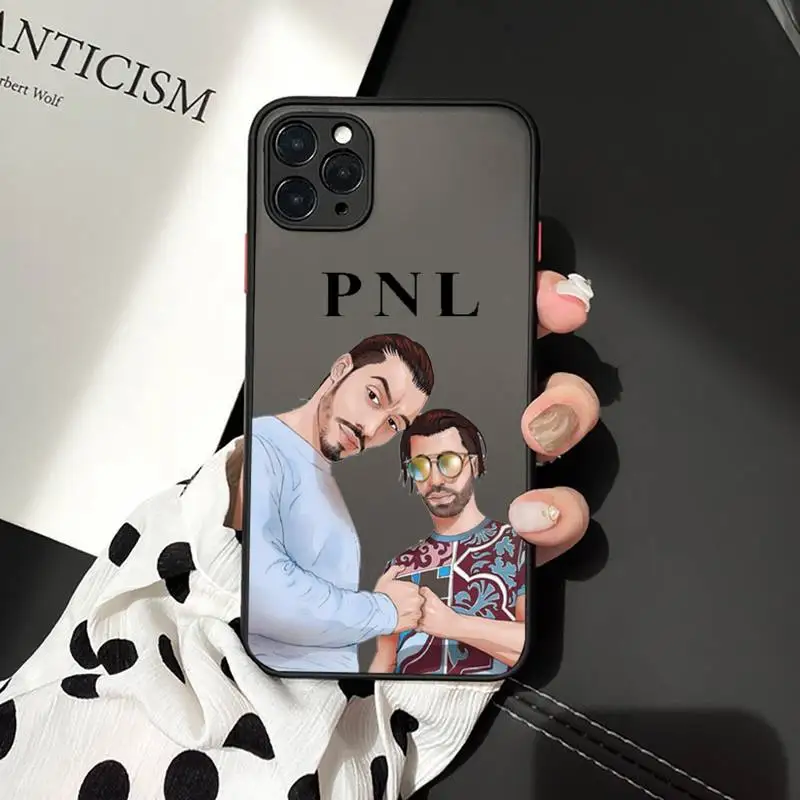 

PNL QLF Rapper Phone Cases matte transparent For iphone 7 8 11 12 plus mini x xs xr pro max cover