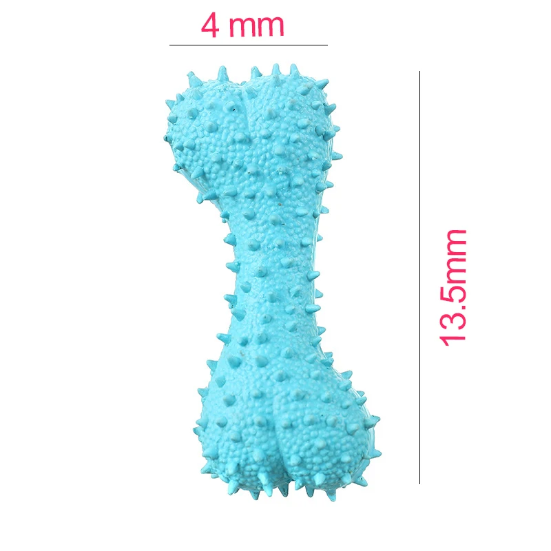 

Latex Dogs Chew Toy Barbed Big Bone Non-toxic Squeak Molar Prevent Boredom Pet Toys For Big Dog Cleaning Tooth Pet Products