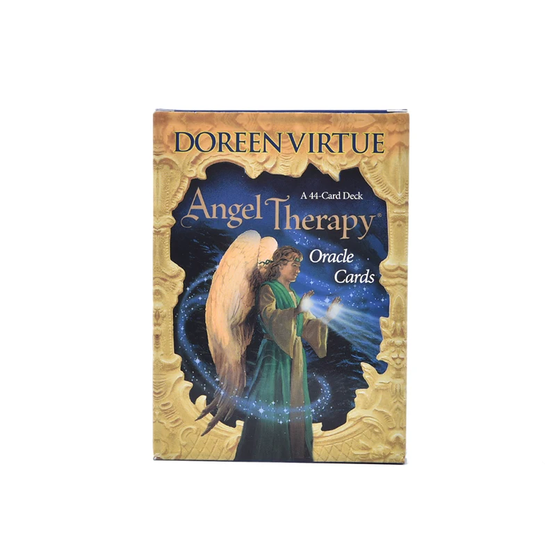 

44pcs Tarot Cards Deck Game English Version Angel Therapy Oracle Tarot Playing Card Table Games Entertainment
