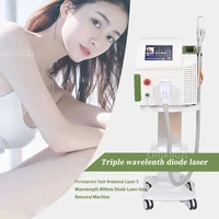 hot sale permanent hair removal laser 3 wavelength 755nm 808nm 1064nm diode laser hair removal machine