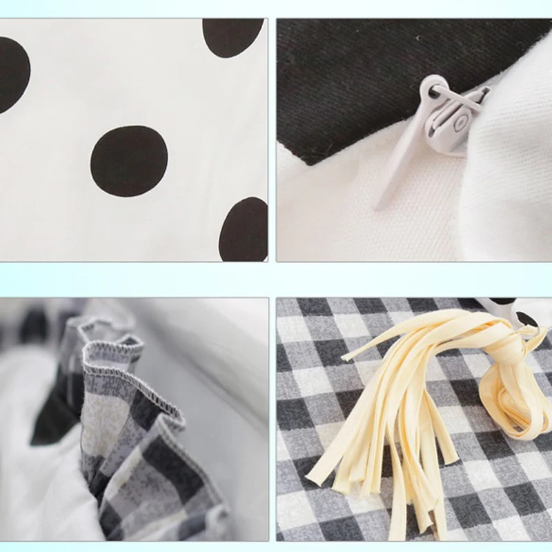 Новый хлопковый комплект постельного белья для детской кроватки Комплект