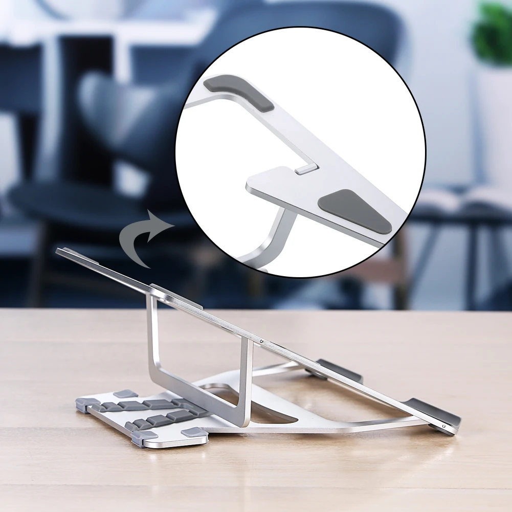 Универсальная подставка для ноутбука 11 - 17 дюймов металлическая алюминиевая