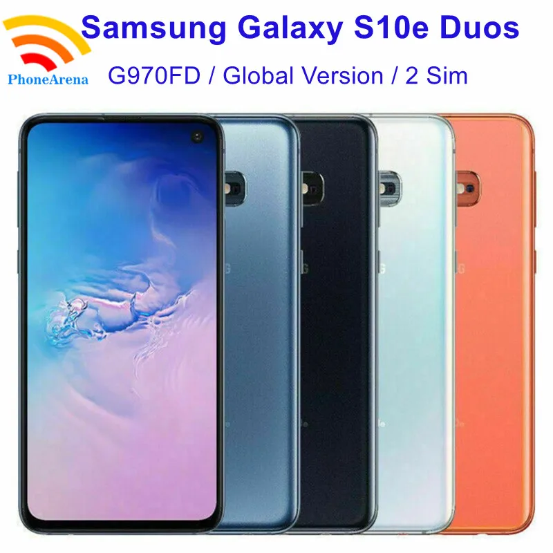 Оригинальный сотовый телефон Samsung Galaxy S10e с двумя Sim-картами G9700 G970FD 【 99% Новый
