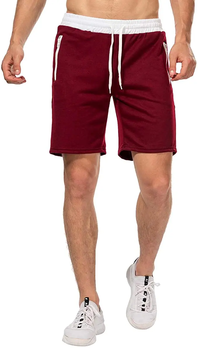 

Zomer Shorts Mannen Running Jogger Fitness Shorts Ademende Mens Gym Shorts Sport Workout Korte Broek Mannelijke Effen Grijs Zwar