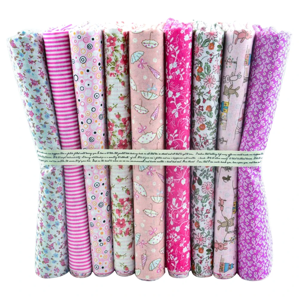 Booksew Free Ship 8 Sets/lot 50CMx50CM Cotton Fabric Fat Quarters Bundle Sewing Cloth for Tilda Quilting Scrapbooking Patchwork | Дом и сад