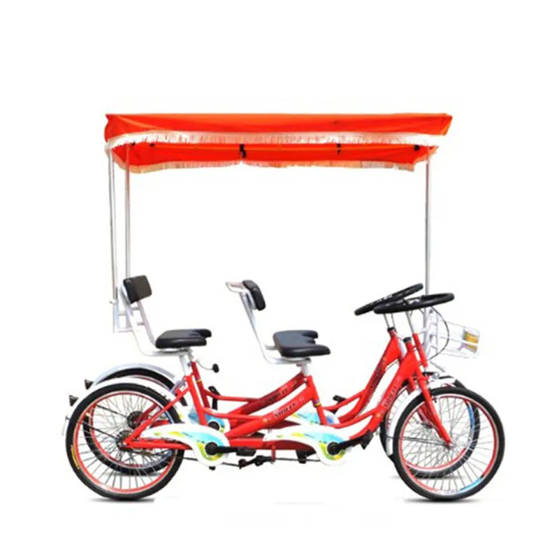 2pcs/lot Double Row Pedal 4 Seater Road Tandem Bicycle for Adult Sightseeing Touring Surrey Bike | Бытовая техника