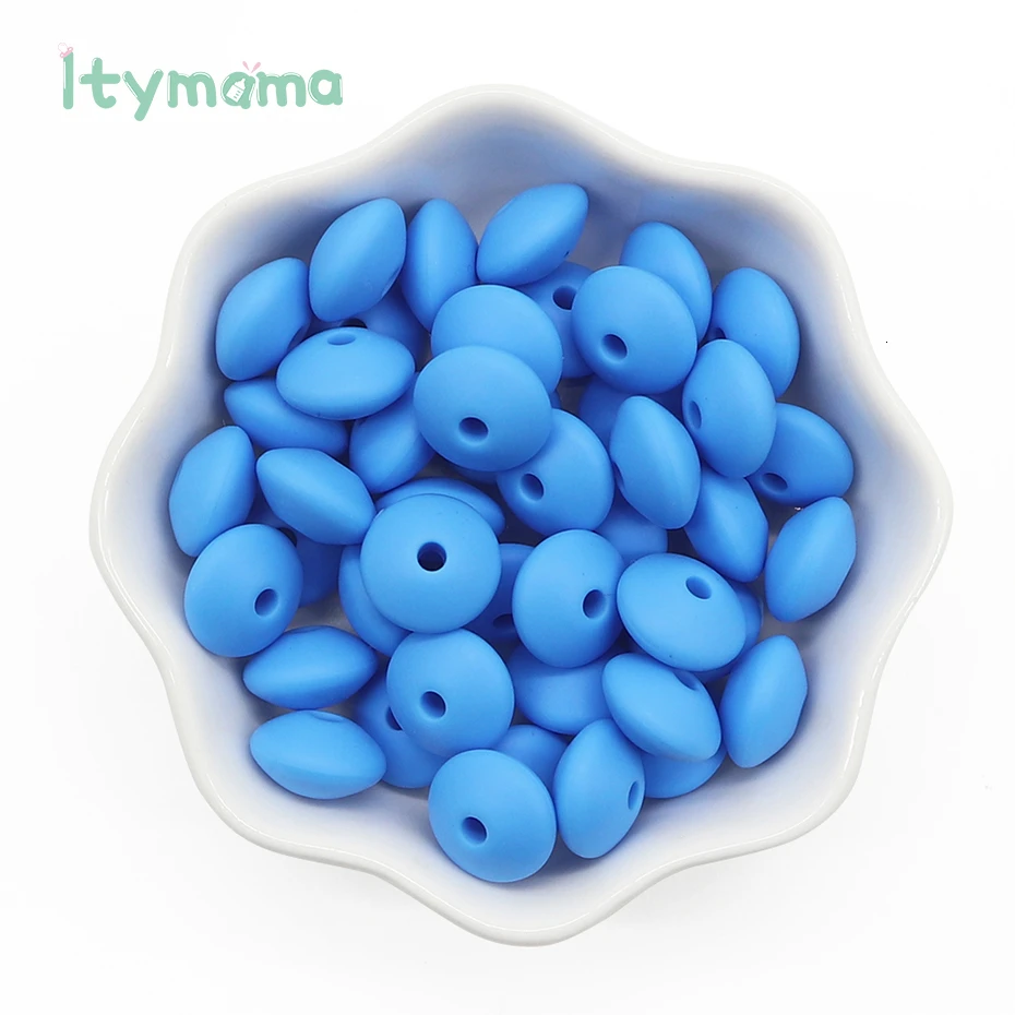60pc BD020-23 Itymama, 60 шт., пищевые силиконовые счеты, бусины, жемчуг, силиконовые бусины, сделай сам, Прорезывание Зубов, уход за ребенком, ожерелье, соска, цепочка, детский Прорезыватель - Цвет: 60pc BD020-23