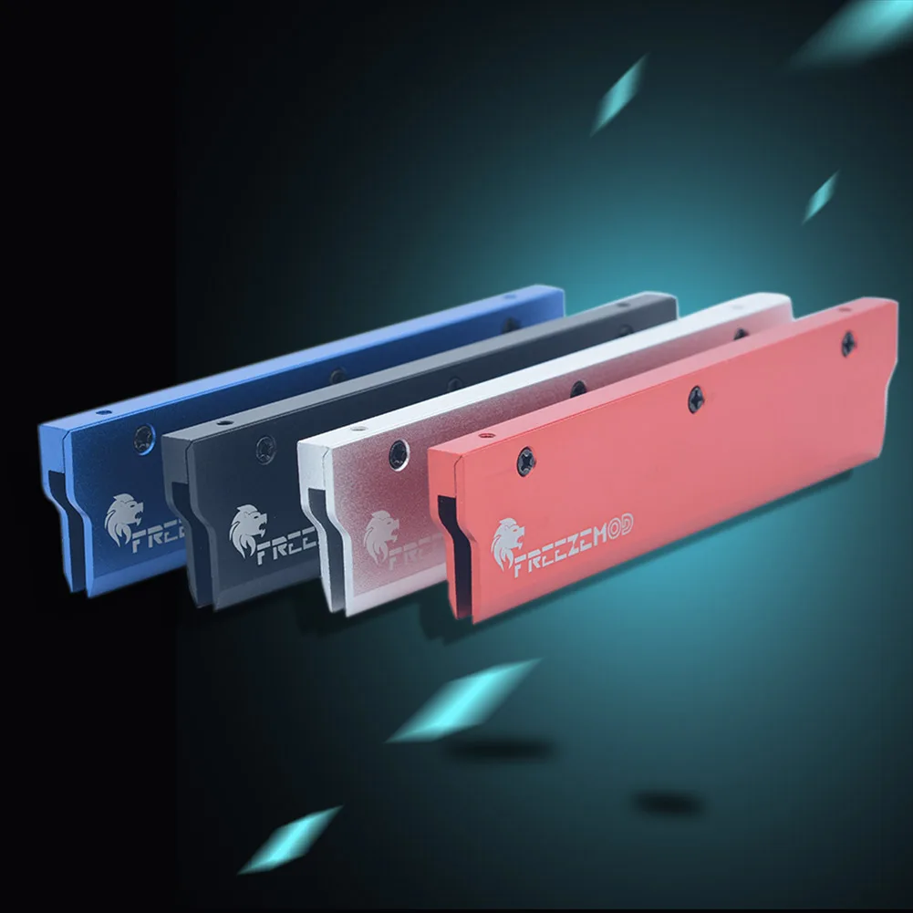 

Aluminum Alloy PC DDR2/DDR3/DDR4 RAM Cooling Heat Insulating Cooler Case Computer Internal Accessories Memory Heat Sink Black
