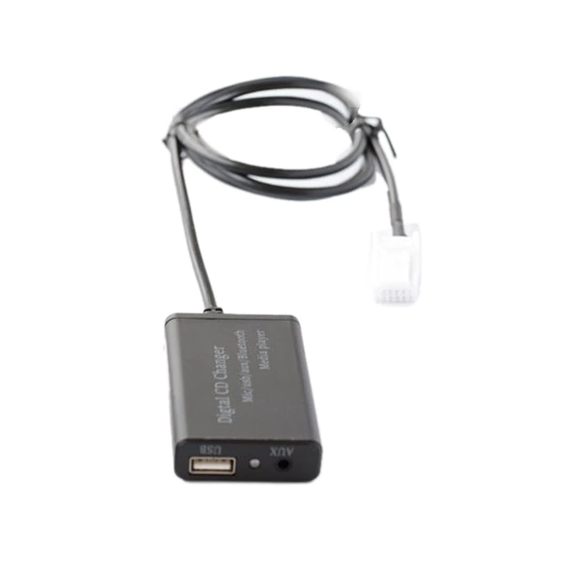 USB AUX Bluetooth Автомобильный цифровой музыкальный адаптер для чейнджера CD Toyota (6 + 6)Pin