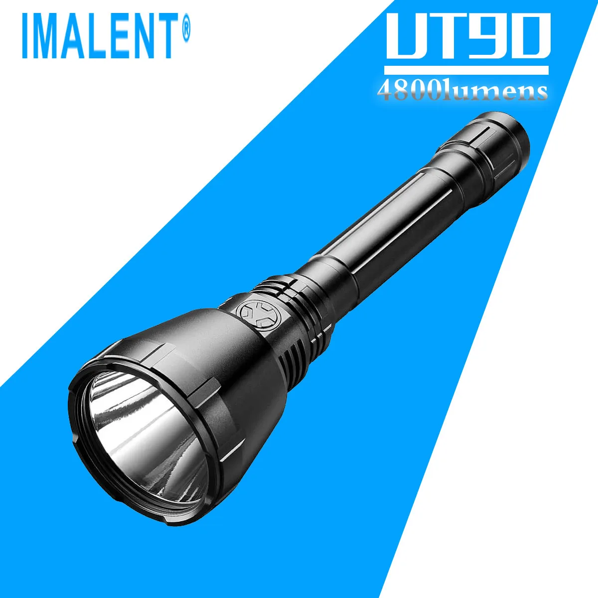 IMALENT UT90 Predator Tactical Flashlight  Luminus SBT-90 2nd 4800LM LED Torch With 21700 Battery For Hunting or Search and Resc