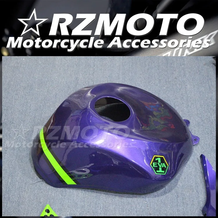 

Комплект обтекателей из АБС-пластика для kawasaki Ninja ZX6R 2019 2020 2021 6R 636 19 20 21, фиолетовый корпус + Крышка Резервуара