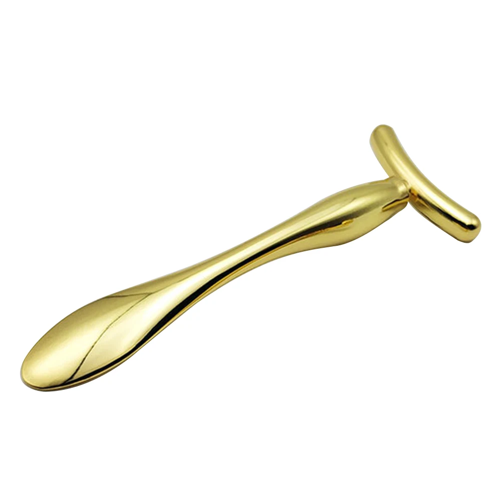 

Travel Lifting Small Massage Stick Home Tool Zinc Alloy Tightening Ergonomic Eye Cream Spoon Face Care Wrinkle Manual Bar