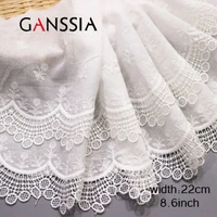 1yard width22cm new delicate embroidered mesh lace dress decoration diy sewing accessories ss 1028