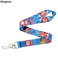 blinghero cute anime lanyards for keys cartoon neck strap hang rope kawaii id badge phone holder key lanyards bh0167