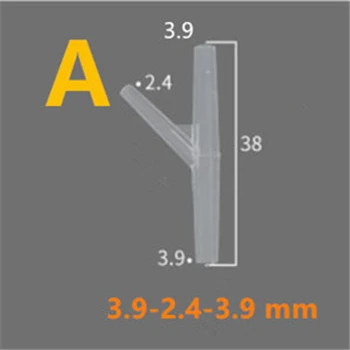 Фитинги для труб Pixiuonline, пластиковые, 2 шт., 4-10 мм
