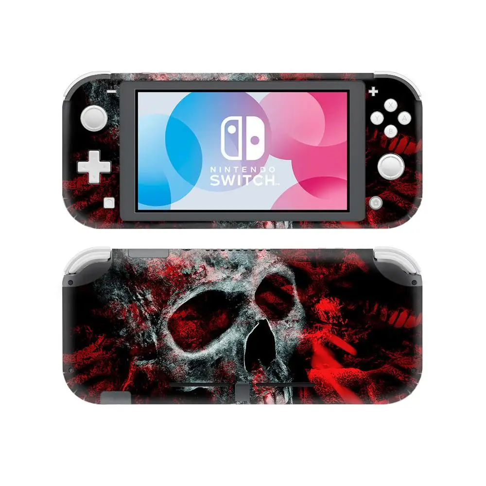 Настенный переключатель Lite наклейка s Череп Pegatinas nintendo Switch Lite виниловые наклейки для кожи Adesivos для nintendo switch Lite - Цвет: YSNSL0084