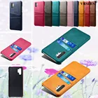 Чехол для Samsung Galaxy S20 Ultra S10 S9 S8 Plus Note 8 9 10 Plus с отделениями для карт из искусственной кожи + чехол из поликарбоната для Samsung S10E S7 Edge