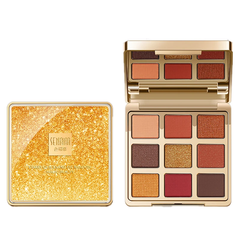 Новые тени для век звездного и закатного цвета модные косметические волшебные
