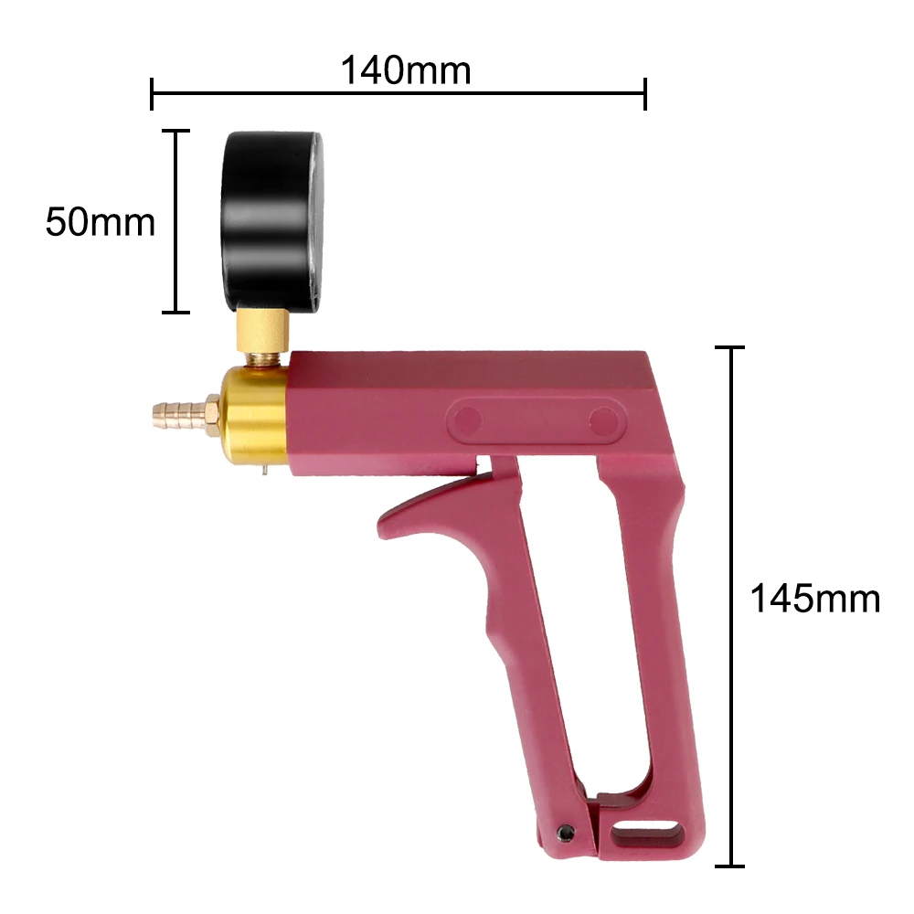 Vacuum Pump Brake Bleeder Screw Adapter Hand Held Brake Bleeder Tester Set Carrying Case Car Automotive Self Kit Multifunctional images - 6