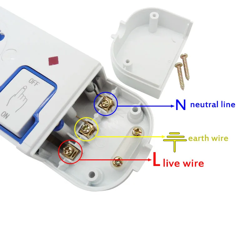 Розетка электрическая переменного тока многоразовая розетка с выключателем 3/4/5/6