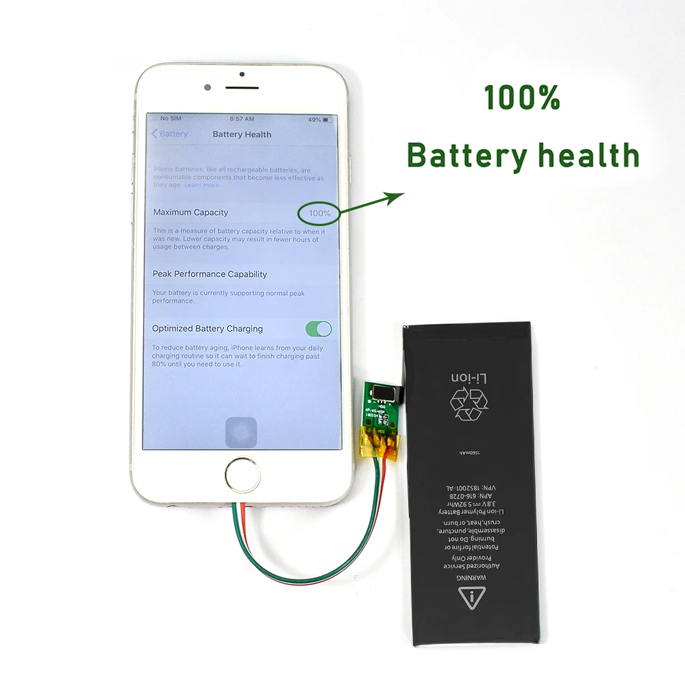 Аккумулятор для iPhone 5 сменный литий-ионный полимерный аккумулятор набор