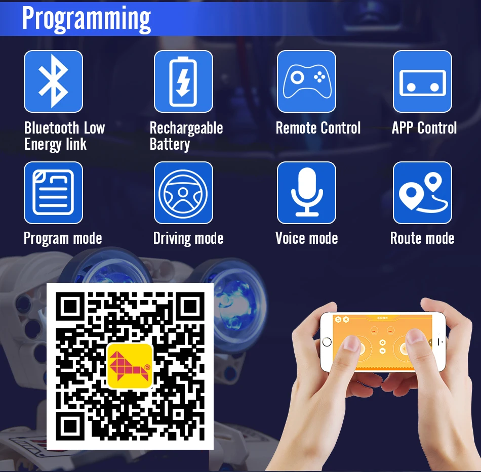 Интеллектуальный автомобиль кирпичи приложение RC робот изобретатель