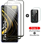 Защитное стекло для Pocophone M3 X3 NFC Pro Poco Poxo Poko Foco Little M3 X3 Pocom3 Pro 5G Poco x3pro защита для экрана камеры