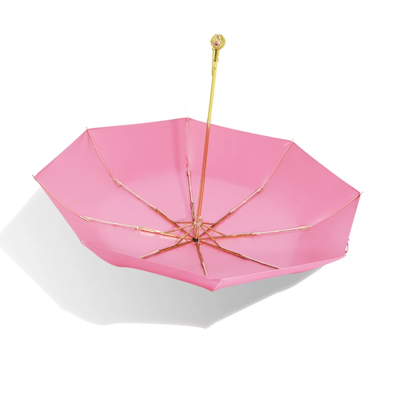 Роскошный креативный складной зонт для Suns женский красочный защиты от солнца