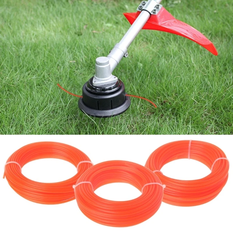 

2/2.4/3mm x 15M Nylon Trimmer Line Brush Cutter Strimmer Rope Lawn Mower Wire