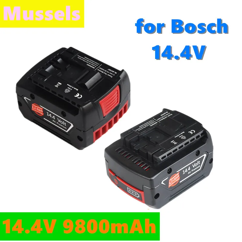Аккумулятор литий-ионный 14 4 В 9800 мА · ч для аккумуляторной электродрели BOSCH BAT607