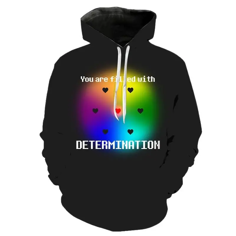 Толстовка с капюшоном Undertale Sans для мужчин и женщин детские толстовки 3D принтом